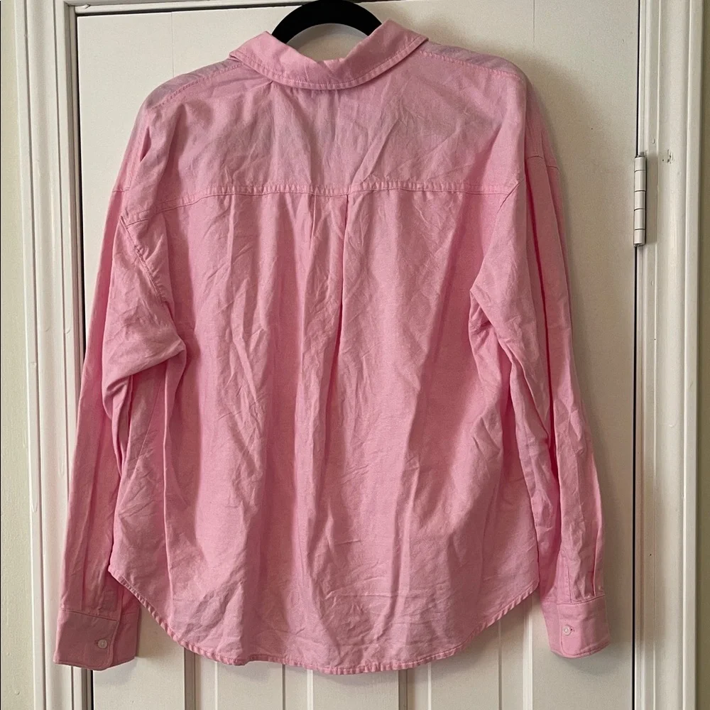 Old Navy Light Pink Button-Up Shirt - Picture 4 of 4